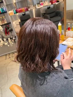 【朝を楽ちんに✨】カット➕水パーマ💠