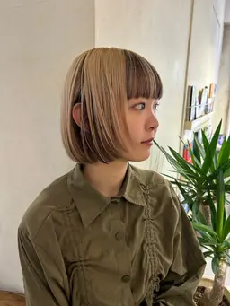 【当日⭕️】カット+イヤリングカラー＋頭皮クレンジング🫧