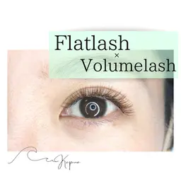 ボリュームラッシュ×フラットラッシュMIX