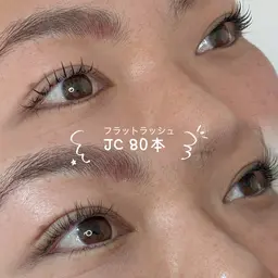 マツエク練習モデル👀💕【フラットラッシュ〜80本】