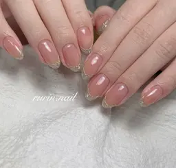 人気コース⭐️ガラスフレンチ（クリアベース込み）