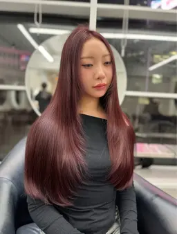 🌈韓国ヘア🇰🇷透明感カラー🌈ブリーチなしダブルカラー✨&シルクトリートメント👱🏻‍♀️