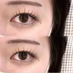 アンドヘルシー🌙(マツエク➕まつ毛パーマ)フラットラッシュ120本