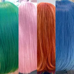 ✨ダメージ90%カット+高発色✨🦄💓高発色ケアカラー+潤いトリートメント🦄💓