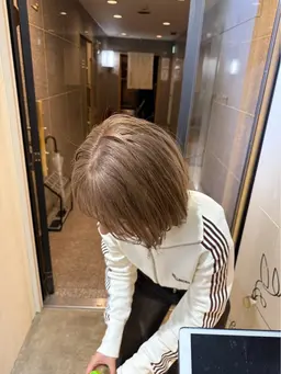 【 2/3 10:00- ボブ限定🧒🏼 】ブリーチWカラー+卵殻膜tr付き♡