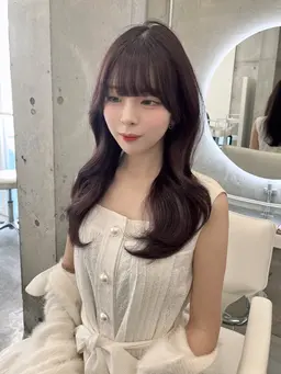 ⚜️大人気メニュー⚜️透明感ツヤカラー✖︎3stepトリートメント⚠️ロング料金なし