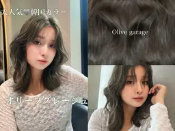 ブリーチなし透明感🫧ダブルカラー+超音波艶トリートメント