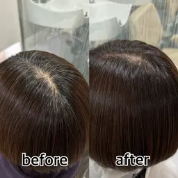 白髪染めモデル