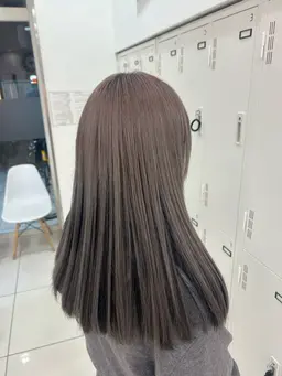 🌈【艶カラー+ケアブリーチ+髪質改善オージュア4stepトリートメント】🌈メンズ、レディースも可