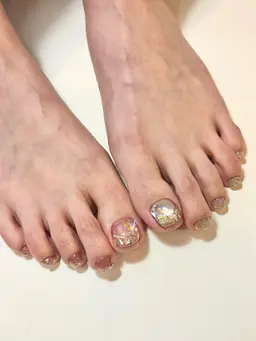 フット《色数豊富 .′.′》マグネット👡ジェルネイル【オフなし】