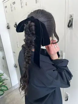 【 ヘアアレンジ 】もこもこポニーテール◎希望の方はこちらをお選びください