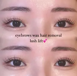 12月限定❄️🎀☃️【set menu】🎀パリジェンヌラッシュリフト+アイブロウwax脱毛✨