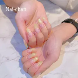 【オフなし】指先を美しくラメグラデーション💅🏻✨