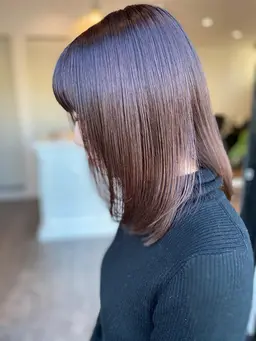 【1番人気】カット✨&ダメージレスカラー&クロエの香りホワイトムスクトリートメント