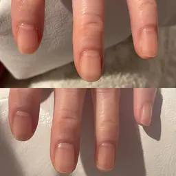 整爪→爪周りの角質ケア→甘皮ケア→保湿パック→マッサージ→保湿