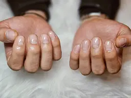 ハンドネイル クリアネイル