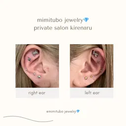 耳ツボジュエリー💎両耳12粒まで✨(通常6粒¥2200/12粒¥3200)