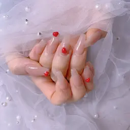 🔥🔥🎀🎀【自爪】初回ソフトジェルオフ込み🌸4本シンプルコース2周年限定金額（メンズ予約可)