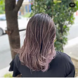 バレイヤージュ＋質感トリートメント