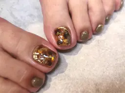 【フットネイル】アート付き　9,900円～🐾ソフトジェルオフ無料🐾