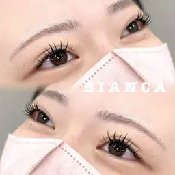 <＆healthy > フラットラッシュ100~120本+まつ毛パーマ ¥9,930-10,430 三田/田町