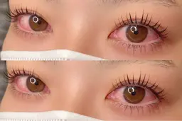 ≪マツエク≫モチが良い　フラットラッシュ上80本 ¥5000→￥4500