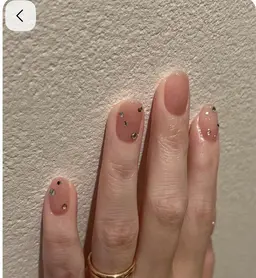 【限定/ジェル】💕シンプル☆持ち込みデザイン韓国ネイル/ワンホンネイル4990円