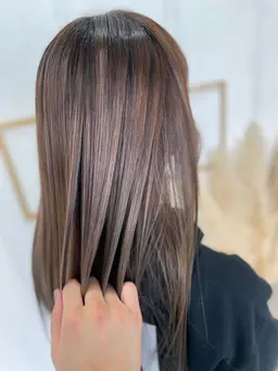 カット＋艶カラー＋1ステップトリートメント