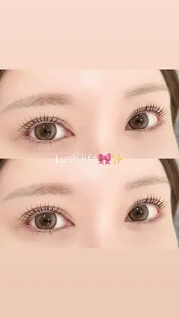 【 No.1🎀 】 パリジェンヌラッシュリフト or えらべるまつ毛パーマ ￥6,600 → ￥4,980