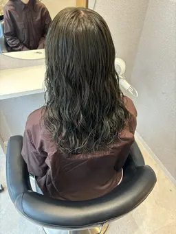 【1番人気🎀】コテ巻き風パーマ✨