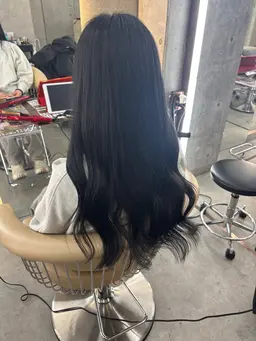 💙寒色カラー💙color➕内部補正トリートメント🫶🏻ブルーブラック🖤アッシュグレー