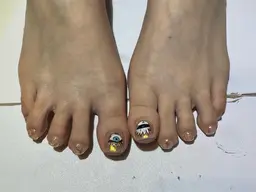 12/27.30.1/5限定❤️【オフ込み】フット2本アート