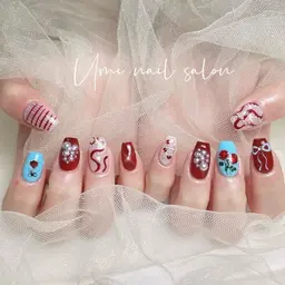 🎀画像持込OK【Hand】持ち込みデザイン150分やり放題9800(時間内でアートし、パーツ何でもok）🎀