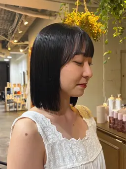 【2.3月限定‼️】ボブカット🩵＋ワンカラー＋cotaトリートメント✨️