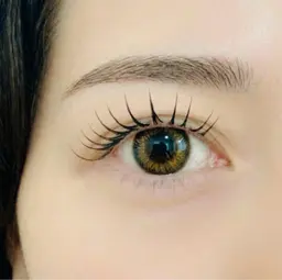 パリエク【パーマ+エクステ】フラットラッシュ(ブラック)80本【他店オフ+¥500】