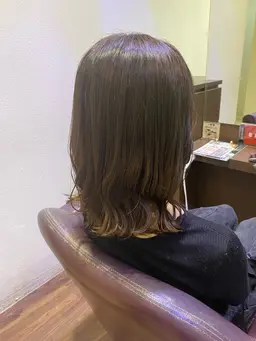 成人式前に✨透明感カラー