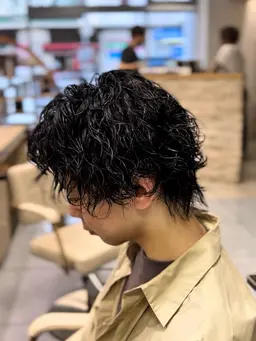 🌀カット➕サーフカールパーマ🌊柔らか質感で垢抜ける！横浜メンズ限定サーフカールパーマ