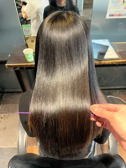 毛先メンテナンスカット+髪質改善リラスター