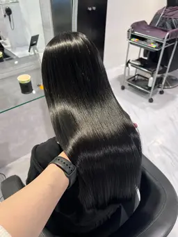 【🎀人気NO.1🎀】暗髪透明感ワンカラー🫐➕髪質改善トリートメント🪽🧴