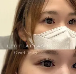 LEDフラットラッシュ80本