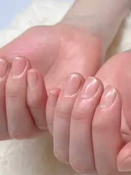 ネイルオフ/爪の長さと形を整え、甘皮ケア、オイル&クリームケア付き✨