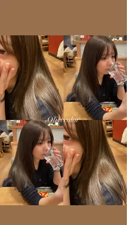 【赤み撃退】透明感カラー🫒人気のオリーブ🫒×髪質改善TR