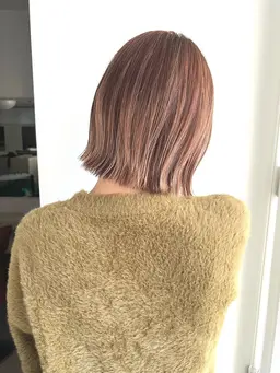 ⭐️ブリーチしてる方必見💫ケアブリーチリタッチ➕透明感カラー➕補修トリートメント☘️