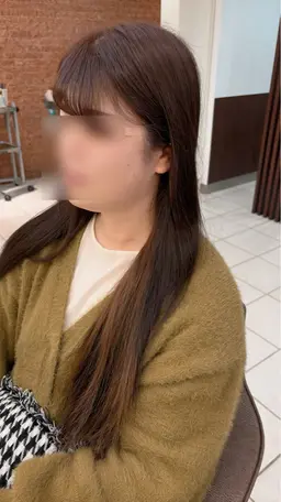 【ワンポイントでかわいく🐰】💗ブリーチなしワンカラー＋イヤリングカラーorインナーカラー💗