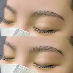 【🫧マツエク×HBL🫧】フラットラッシュ100本とHBL（アイブロウ・眉Wax）のメニュー！（エクステ本数変更可能）