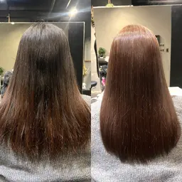 ブリーチなしダブルカラー＆トリートメント