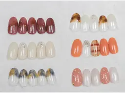 迷ったらこれ!<オフ無料/パラジェル無料>ハンド定額デザイン 30%off ¥6,160