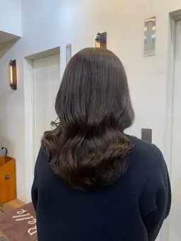 ケアカラー+3stepトリートメント