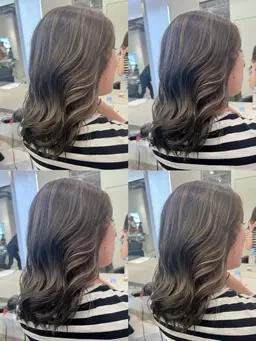 【🇺🇸外国人風ハイライト🇺🇸】3Dハイライト＋カット＋うる艶トリートメント