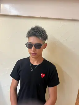 【平日限定クーポン】メンズカット+メッシュキャップブリーチ